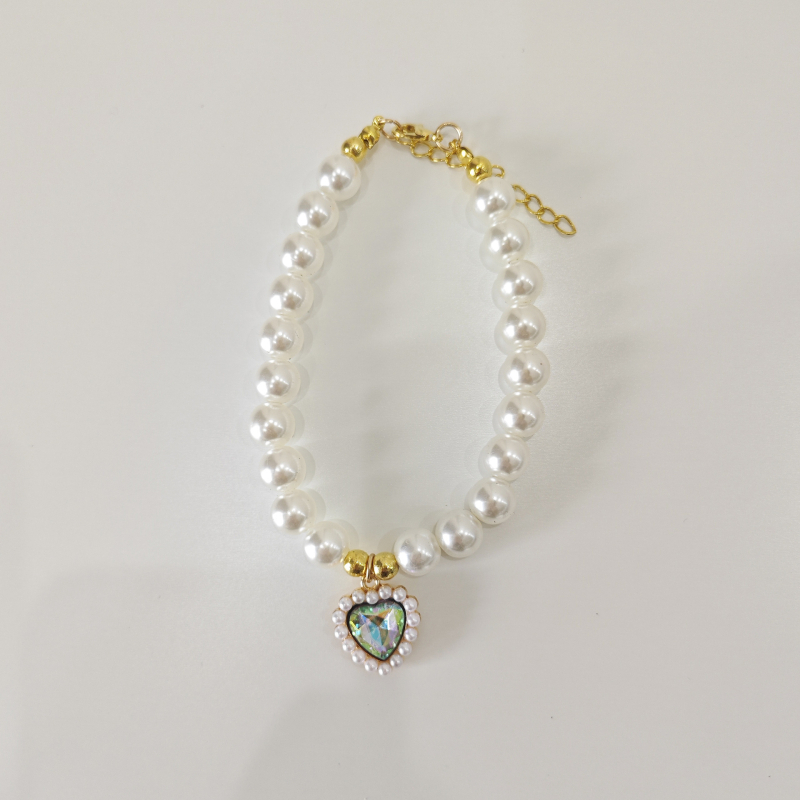 Lemmiklooma kaelakee kassi pärlkaelarihm koera kaelarihma kaelakett retro armastuse ripats kassid ja koerad armsad kaelaehted