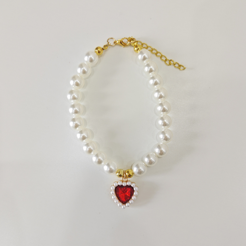 Lemmiklooma kaelakee kassi pärlkaelarihm koera kaelarihma kaelakett retro armastuse ripats kassid ja koerad armsad kaelaehted