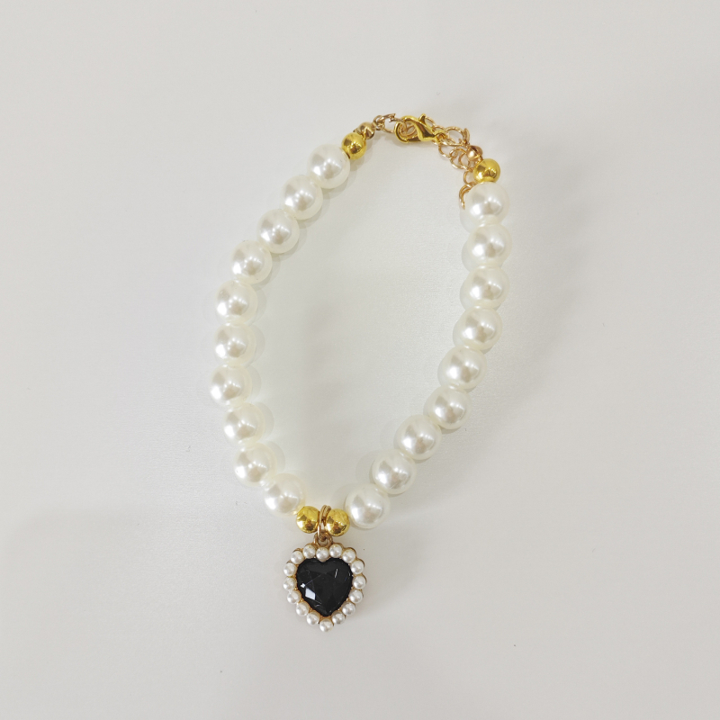 Lemmiklooma kaelakee kassi pärlkaelarihm koera kaelarihma kaelakett retro armastuse ripats kassid ja koerad armsad kaelaehted