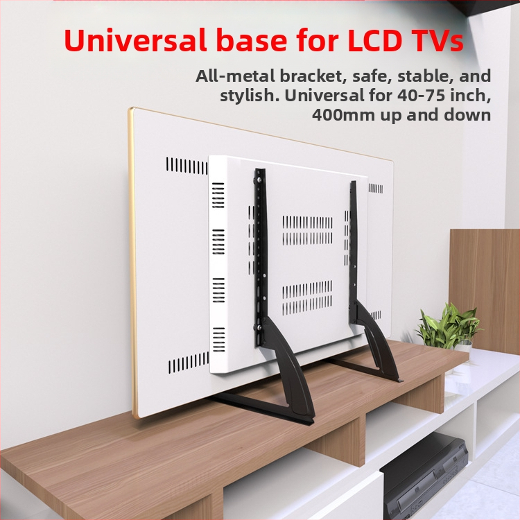 Suport TV 17/32/43, fără perforații, pentru înălțime, pentru desktop, cu suport universal pentru monitorul computerului desktop