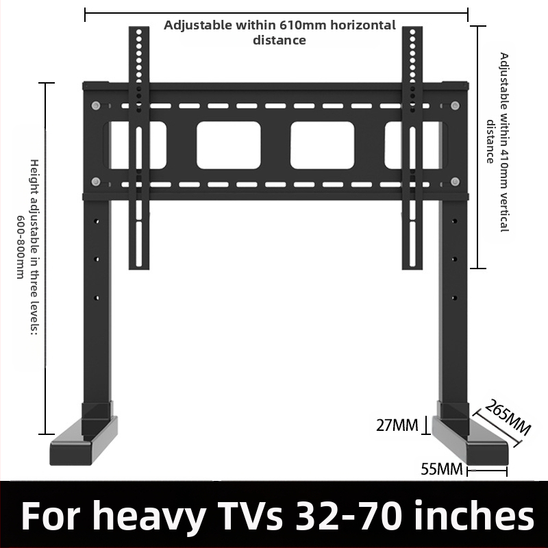 Suport TV 17/32/43, fără perforații, pentru înălțime, pentru desktop, cu suport universal pentru monitorul computerului desktop