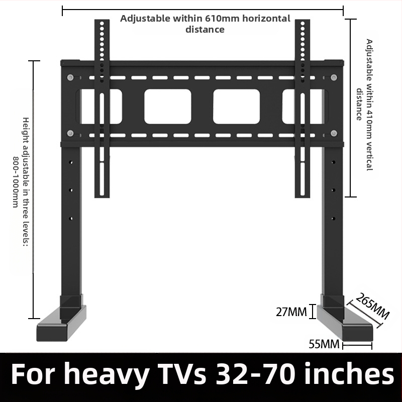 Suport TV 17/32/43, fără perforații, pentru înălțime, pentru desktop, cu suport universal pentru monitorul computerului desktop