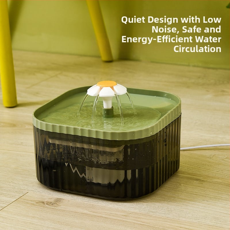 Xiaohua интелигентен диспенсър за вода за котки, течаща вода, щепсел за домашни любимци, кабелен, автоматичен циркулиращ диспенсър за вода, диспенсър за вода за кучета