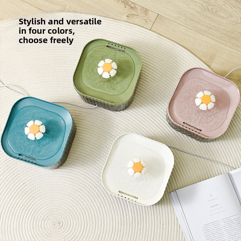 Xiaohua интелигентен диспенсър за вода за котки, течаща вода, щепсел за домашни любимци, кабелен, автоматичен циркулиращ диспенсър за вода, диспенсър за вода за кучета