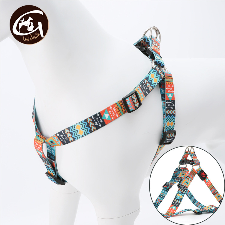 Külkereskedelmi kisállat-kellékek hőátadó erdő csillagos égbolt bojámi etnikai stílusú házon kívüli pánt menekülésgátló mellkas-hátra