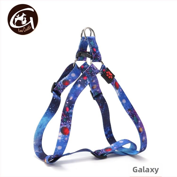 Külkereskedelmi kisállat-kellékek hőátadó erdő csillagos égbolt bojámi etnikai stílusú házon kívüli pánt menekülésgátló mellkas-hátra