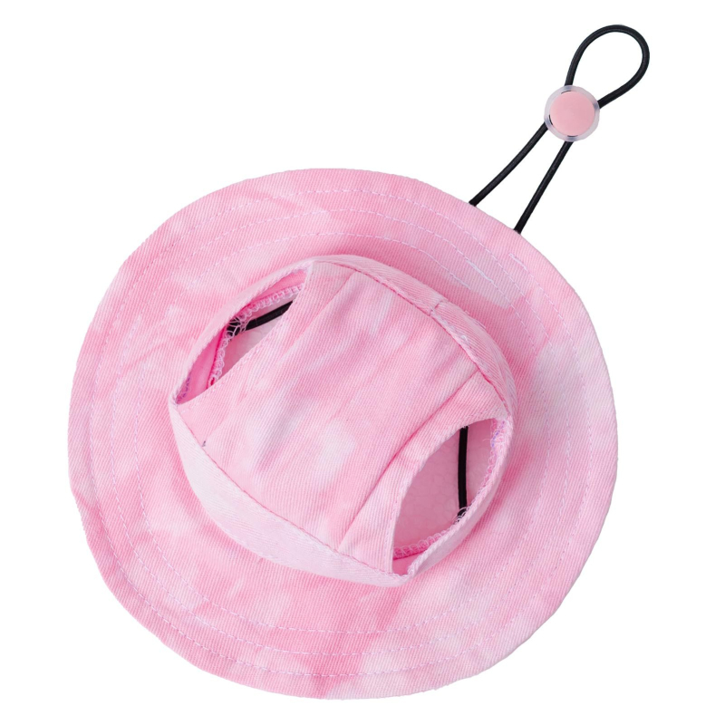 Популярна сладка шапка за домашни любимци на Amazon, разкриваща ушите, регулируема шапка за домашни любимци против удушаване и проливане