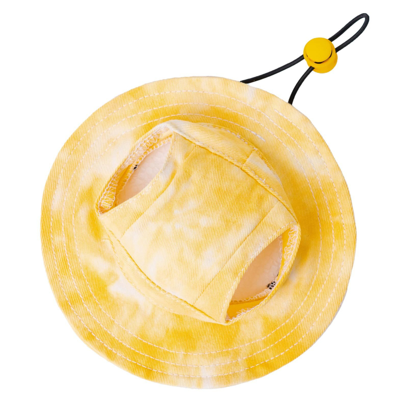 Популярна сладка шапка за домашни любимци на Amazon, разкриваща ушите, регулируема шапка за домашни любимци против удушаване и проливане