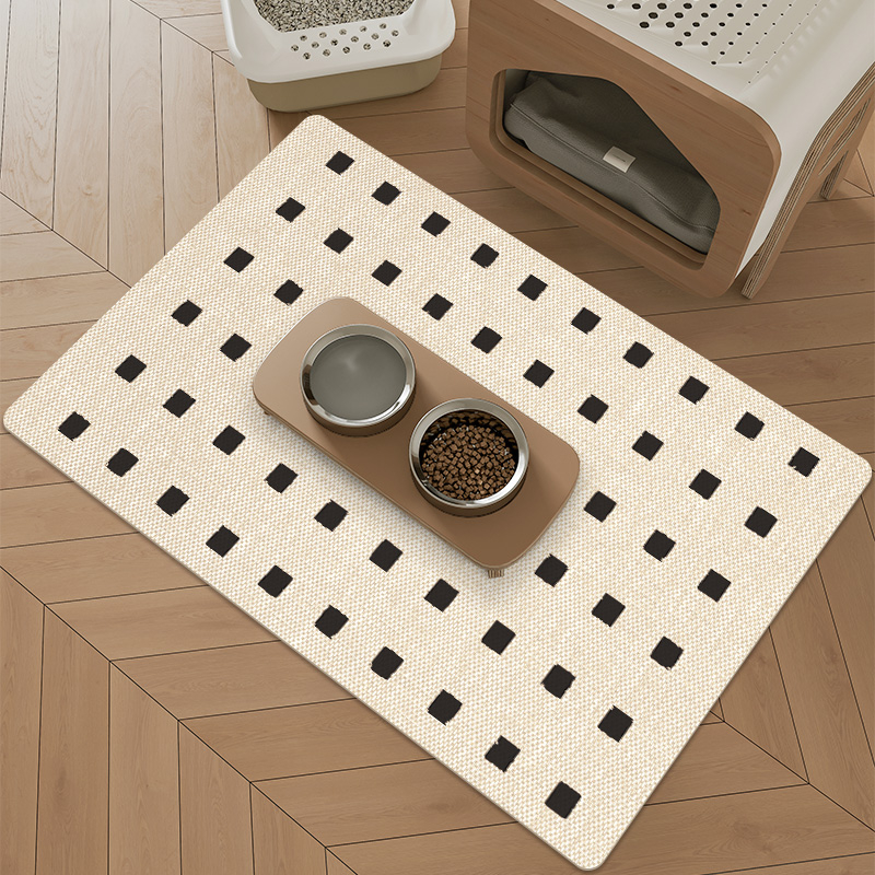 Tehnoloogia Nahk Lemmikloomade Imav Matt Koer Kass Riisikauss Placemat Vaikne Libisemiskindel Lemmikloomade Söötmine Pritsmekindel Imev Matt
