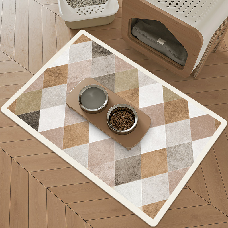 Tehnoloogia Nahk Lemmikloomade Imav Matt Koer Kass Riisikauss Placemat Vaikne Libisemiskindel Lemmikloomade Söötmine Pritsmekindel Imev Matt