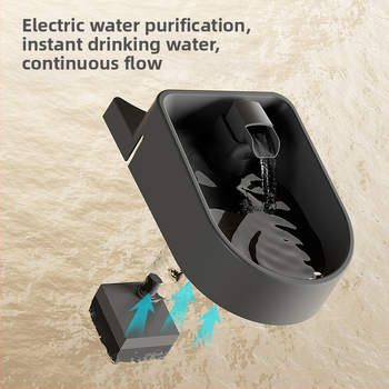 Nova automatska hranilica za mačke, zdjela za vodu, integrirana zdjela za hranu za mačke, dozator vode, dva u jednom umivaonika za hranjenje kućnih ljubimaca