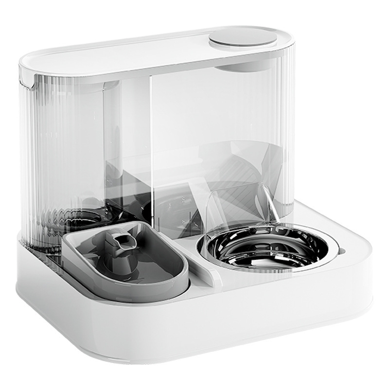 Nova automatska hranilica za mačke, zdjela za vodu, integrirana zdjela za hranu za mačke, dozator vode, dva u jednom umivaonika za hranjenje kućnih ljubimaca