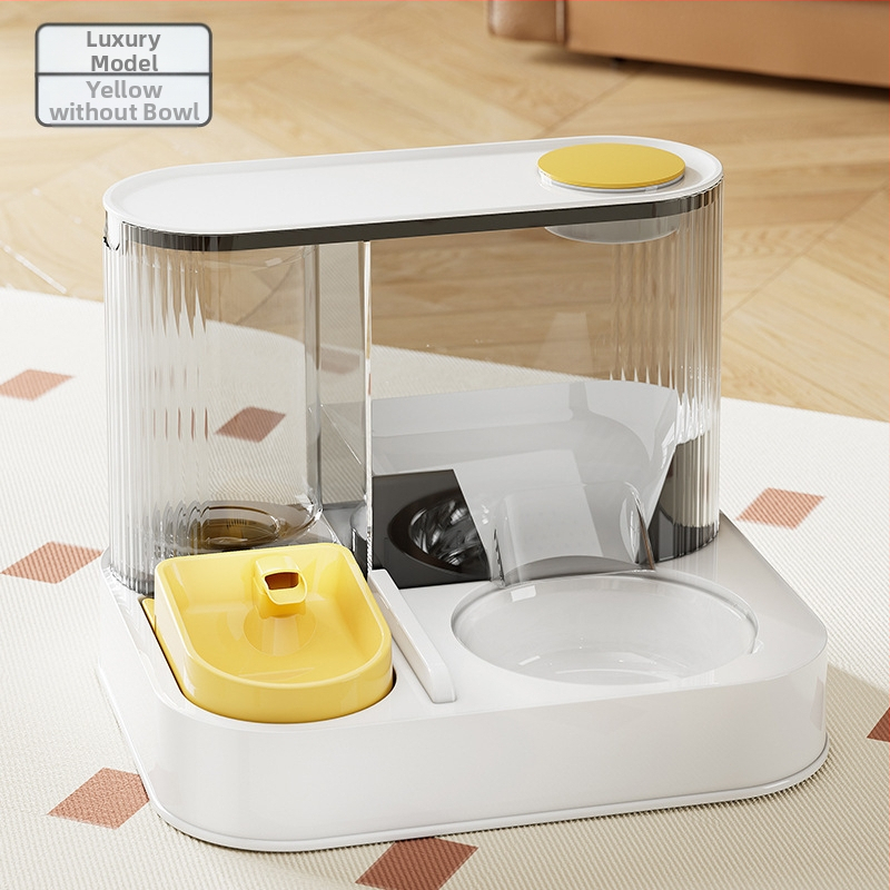 Nova automatska hranilica za mačke, zdjela za vodu, integrirana zdjela za hranu za mačke, dozator vode, dva u jednom umivaonika za hranjenje kućnih ljubimaca