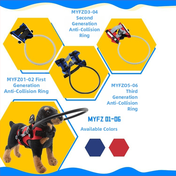 Piiriülene lemmikloom pimedate silmadega kokkupõrkevastane ring eakate koerte takistuste blokeerimise kaitsering lemmikloomade kokkupõrkevastane ring