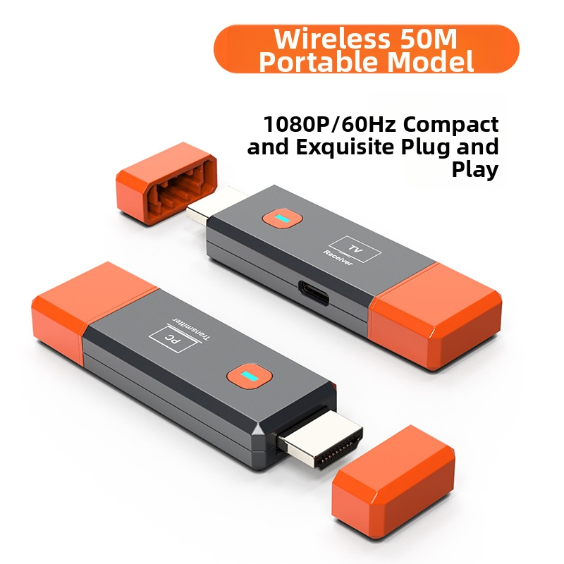 Amazoni kuummüük HDMI traadita saatja vastuvõtja 50M kaasaskantav traadita saatja pikendaja