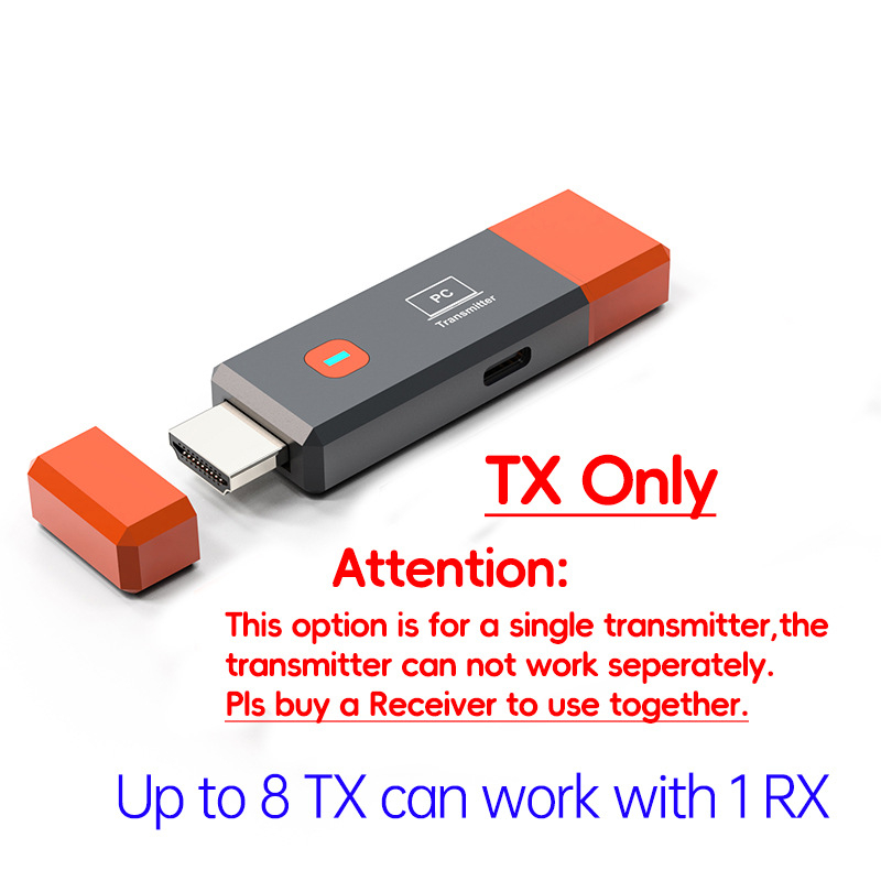 Amazoni kuummüük HDMI traadita saatja vastuvõtja 50M kaasaskantav traadita saatja pikendaja