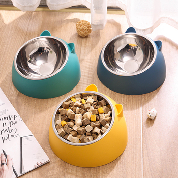 Νέο Hot Pet Bowl Μπολ για Γάτες Μπολ για Σκύλους Δύο σε Ένα Τροφή για Γάτες Σκύλος Κατοικίδιο Ζώο Προϊόντα Χονδρική