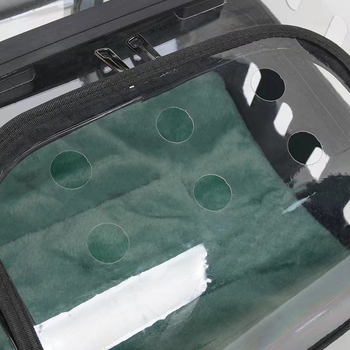 XZ lemmikloomade käru, läbipaistev kassikott, koerakäru, suur pagasikohver, kahele suurele kassile