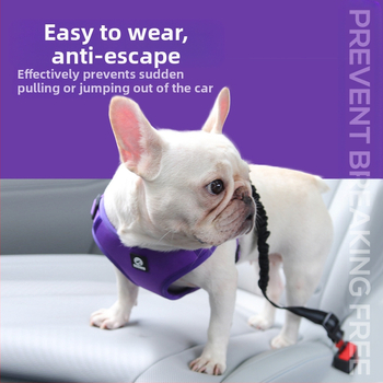 Χονδρική κατοικίδιο ζώο αυτοκίνητο στήθος πλάτη οδήγησης έκτακτης ανάγκης φρένο στροφή αντι-πετώντας σκύλος έλξης σχοινί άνετο μηδενική πίεση σκύλο στήθος πλάτη