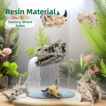 Roomajate lemmikloomade vältimisaugu kalapaagi haljastus, kunstlik kraani luust fossiilsete kalade ja krevettide maja akvaariumi kaunistamise käsitöö, eksootiline lemmikloom