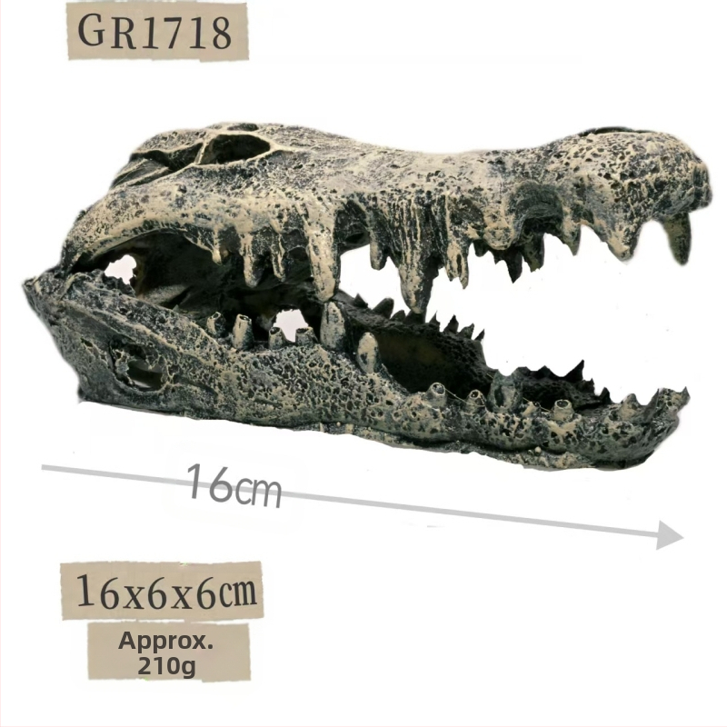 Roomajate lemmikloomade vältimisaugu kalapaagi haljastus, kunstlik kraani luust fossiilsete kalade ja krevettide maja akvaariumi kaunistamise käsitöö, eksootiline lemmikloom