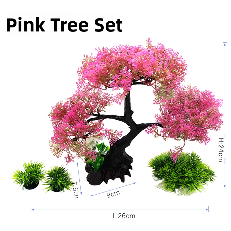 Akvaariumi dekoratiivne simulatsioon, vesirohu stseeni simulatsioon, taimede haljastus, mitme vesirohu kombinatsioon, vesirohu puud