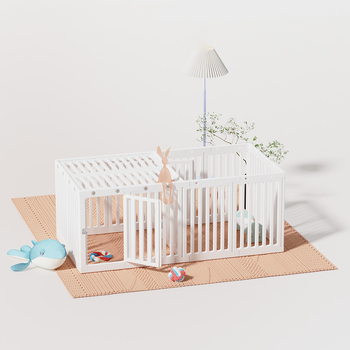 Kistestű, közepes és nagytestű kutyáknak való beltéri kisállatkerítés, kutyakerítés, kutyakerítés ketrec, fúvott műanyag kennel nagykereskedelem