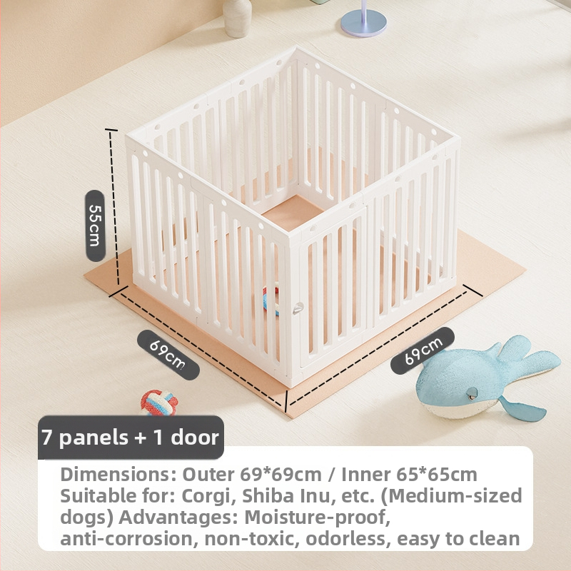 Kistestű, közepes és nagytestű kutyáknak való beltéri kisállatkerítés, kutyakerítés, kutyakerítés ketrec, fúvott műanyag kennel nagykereskedelem