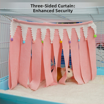 Du Laohan διασυνοριακό νέο εργοστάσιο καταφυγίων χάμστερ για απευθείας κουνέλι, ολλανδικό χοιρίδιο, ινδικό χοιρίδιο, τριγωνικό καταφύγιο με φούντες