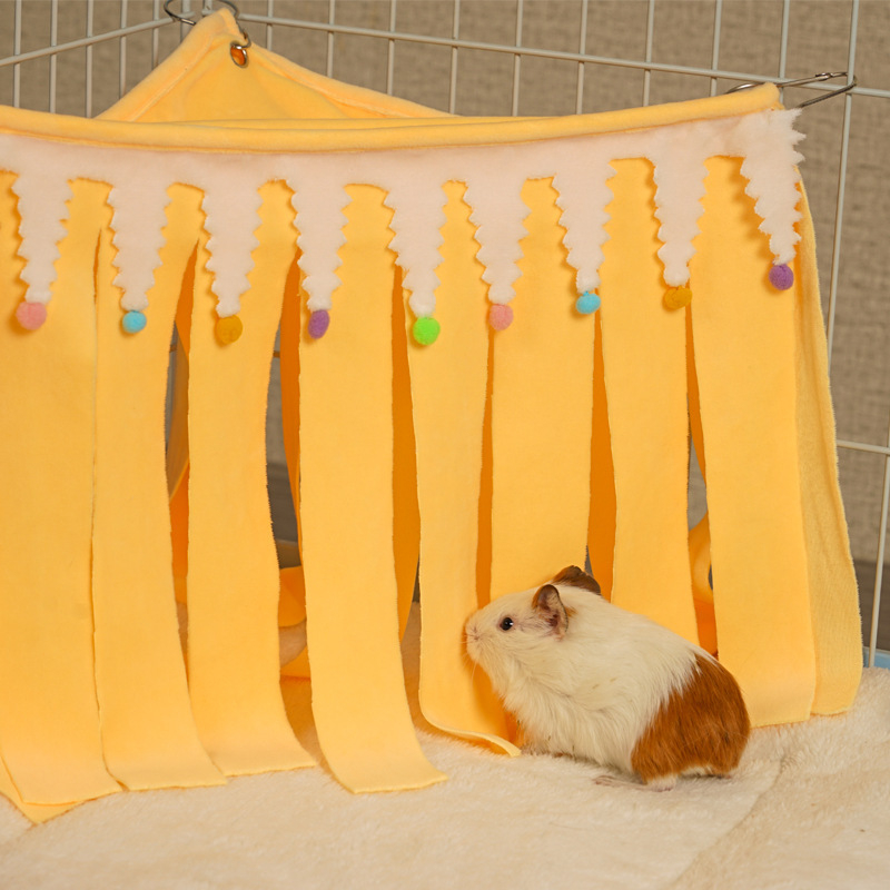 Du Laohani piiriülene uus hamstri varjupaik tehase otse küüliku Hollandi sea merisea kolmnurkse tutiga varjupaik