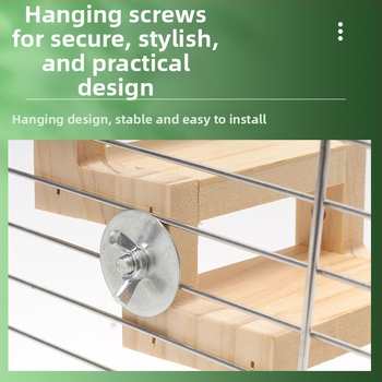 Τραπέζι ανάπαυσης κλουβιού Σκάλα αναρρίχησης κορμών Παιχνίδι κλουβιού πουλιών σε σχήμα Z Μικρή σκάλα πουλιών Ξύλινη σκάλα Διαδραστική σκάλα αναρρίχησης παπαγάλων