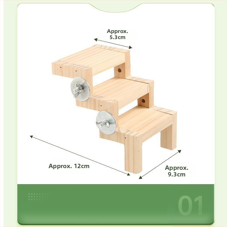 Kalitka pihenőasztal rönk mászólétra madárkalitka játék Z alakú kis madárlétra falétra interaktív papagáj mászó lépcső