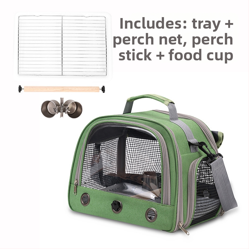 Väliskaubanduse tootjad hulgimüügis lindude kott papagoi kott kaasaskantav õlakott hingav lindude puur poorne rullkardin kaasaskantav lemmiklooma kott