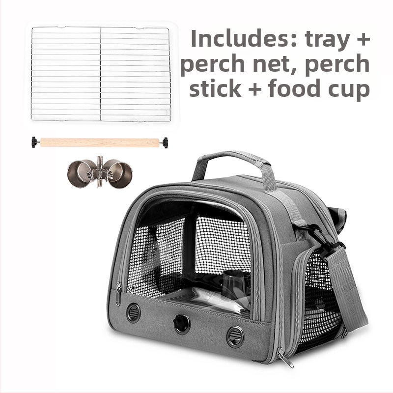 Väliskaubanduse tootjad hulgimüügis lindude kott papagoi kott kaasaskantav õlakott hingav lindude puur poorne rullkardin kaasaskantav lemmiklooma kott