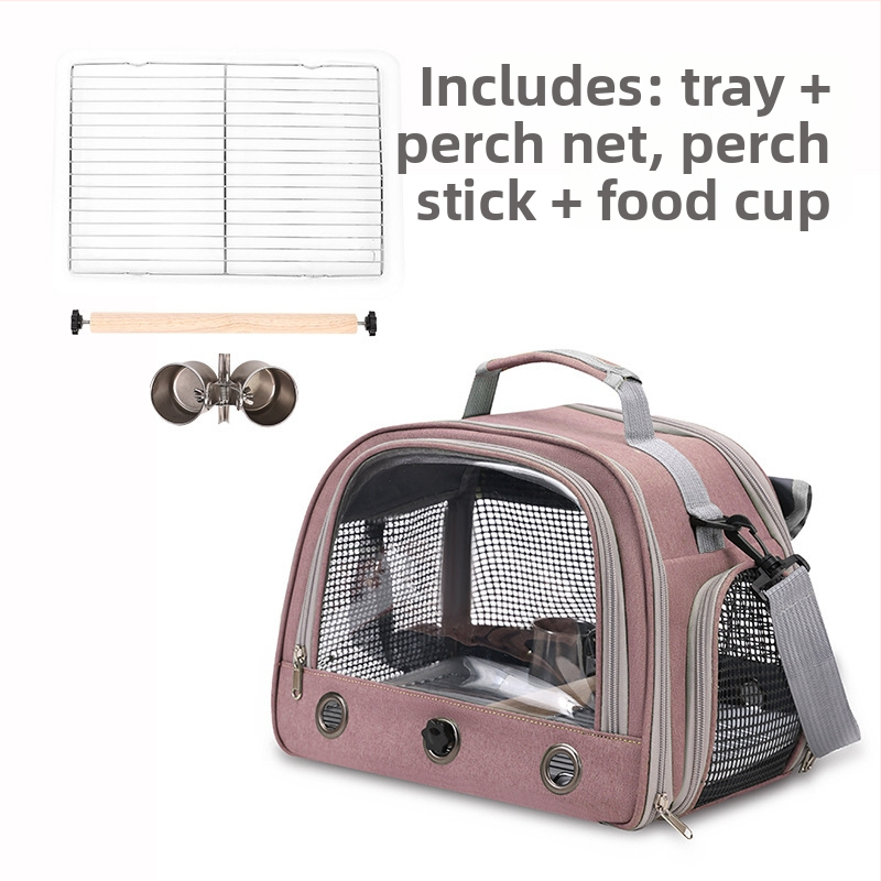 Väliskaubanduse tootjad hulgimüügis lindude kott papagoi kott kaasaskantav õlakott hingav lindude puur poorne rullkardin kaasaskantav lemmiklooma kott