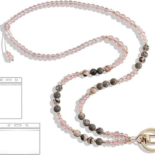 Kristallhelmestega kaelarihm, naturaalsetest pärlitest helmestega võtmerihm, õpetajate naiste kaelarihm