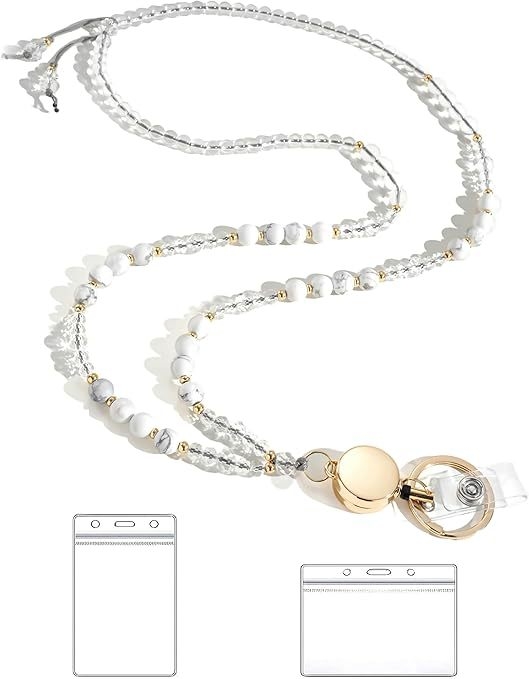 Kristallhelmestega kaelarihm, naturaalsetest pärlitest helmestega võtmerihm, õpetajate naiste kaelarihm