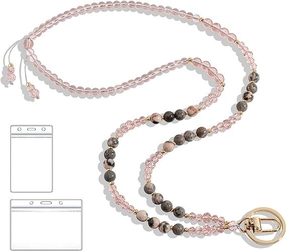 Kristallhelmestega kaelarihm, naturaalsetest pärlitest helmestega võtmerihm, õpetajate naiste kaelarihm