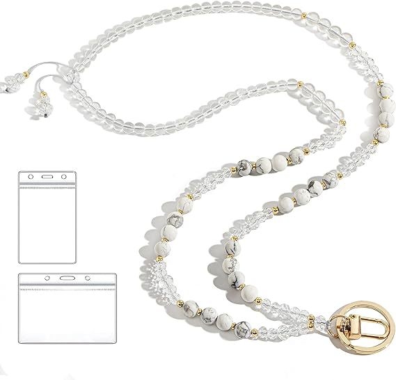 Kristallhelmestega kaelarihm, naturaalsetest pärlitest helmestega võtmerihm, õpetajate naiste kaelarihm