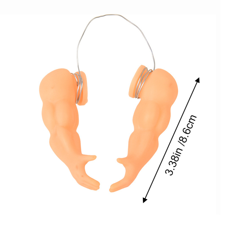 Žaislinis „Crossbridge Chicken Arm“ dinozaurų ranka, raumenų ranka, augintinis, Cole, antis, papūga, universalus dekoratyvinis rankinis žaislas augintiniui