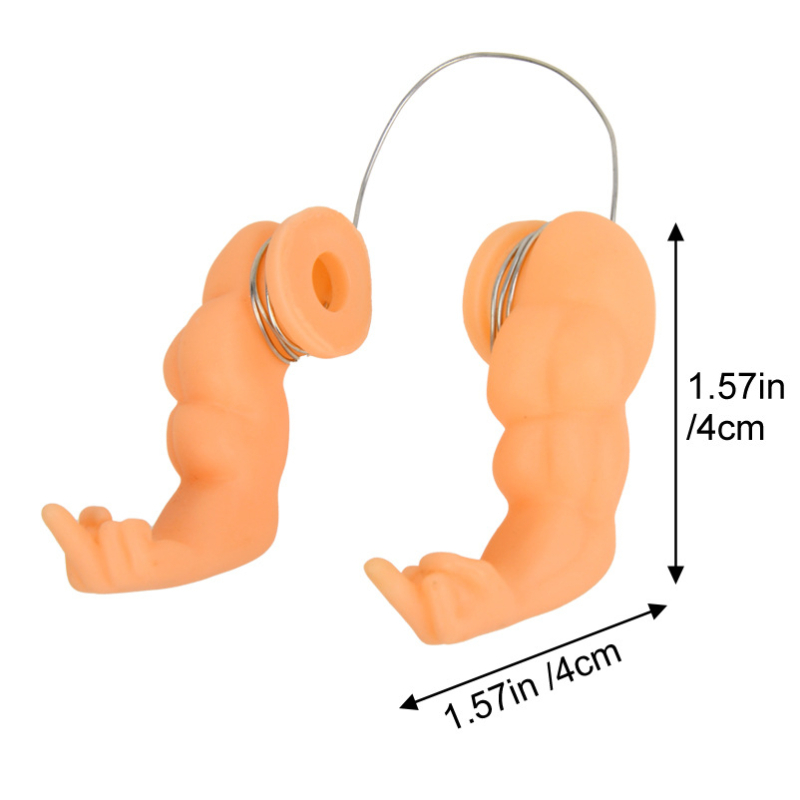 Žaislinis „Crossbridge Chicken Arm“ dinozaurų ranka, raumenų ranka, augintinis, Cole, antis, papūga, universalus dekoratyvinis rankinis žaislas augintiniui