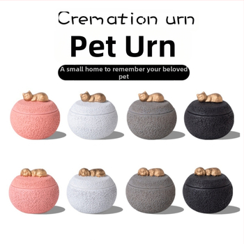Lemmikloomade matuseurn, kassi ja koera järelhoolduse mälestuskarp, urn, krematsiooni hoiukarp, matusetarbed piiriüleselt