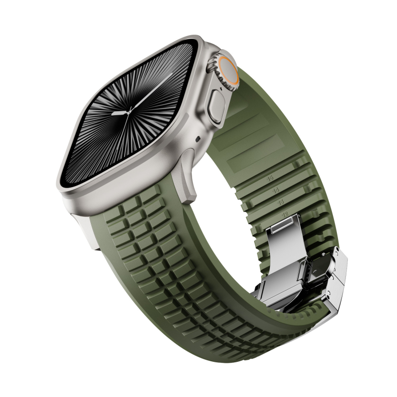 Jauns produkts, kas piemērots Apple Watch Grenade silikona siksniņai Apple Watch 42/44/45/46/49 mm