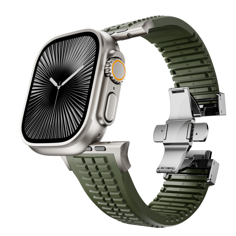 Jauns produkts, kas piemērots Apple Watch Grenade silikona siksniņai Apple Watch 42/44/45/46/49 mm