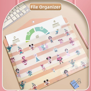 A4 koomiksifailikott paberist kirjatarvete hoiukott pp klõpsuga kott suure mahutavusega kontoriteabe failikott hulgimüük