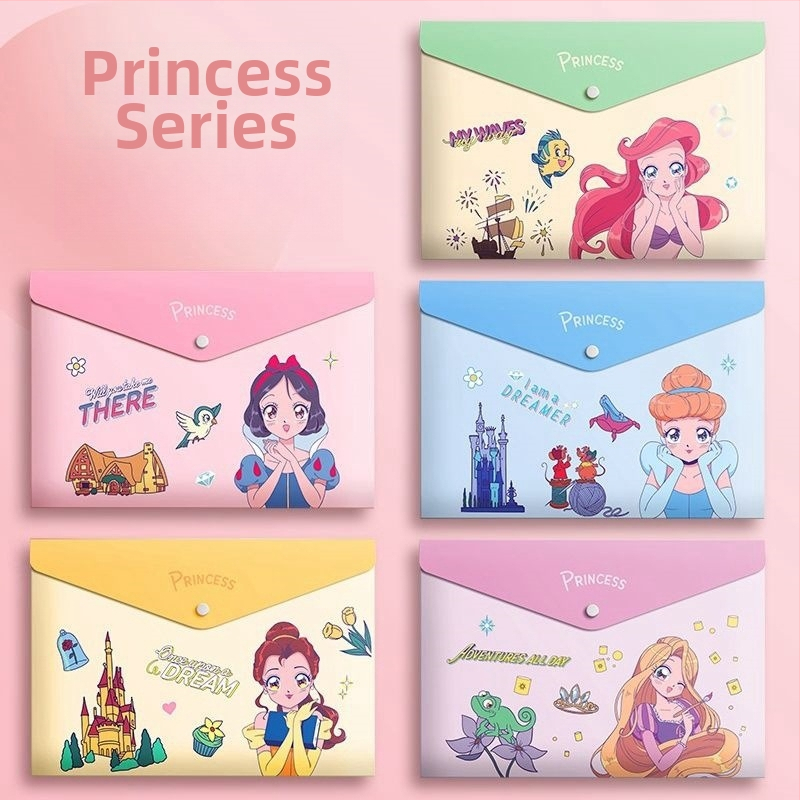 A4 koomiksifailikott paberist kirjatarvete hoiukott pp klõpsuga kott suure mahutavusega kontoriteabe failikott hulgimüük