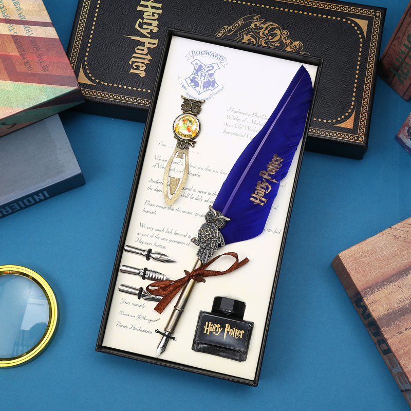 Euroopa retro maagiline kolledži sulepea kinkekarbis sulepea inglise tuulekäe konto päevikupliiats allkirjapliiats hulgimüük