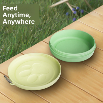Νέο φορητό μπολ σνακ για κατοικίδια, πολυλειτουργικό μπολ για σκύλους και γάτες, για τάισμα τροφής και νερού