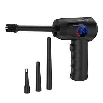 Sprādzienbīstams viedais digitālais displejs ērta uzlāde mini rokas tīrīšanas sūknēšanas automašīnas bezvadu super putekļu pūtējs