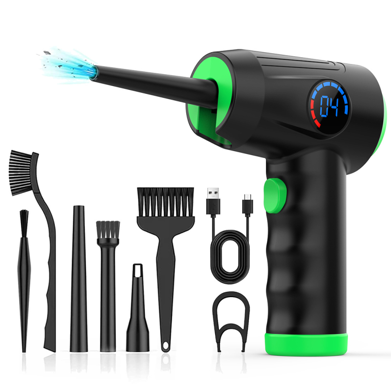 Sprādzienbīstams viedais digitālais displejs ērta uzlāde mini rokas tīrīšanas sūknēšanas automašīnas bezvadu super putekļu pūtējs